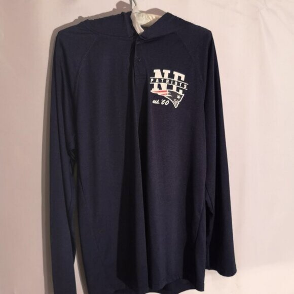 NFL Team Apparel New England Patriots Ladies Lightweight Hoodie - Picture 1 of 6